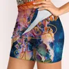 Gonne Electric Jellyfish World Gonna da donna Sport Skort con tasca Moda stile coreano 4XL