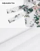 Curtain Christmas Flower Plant Window For Living Room Kitchen Cabinet Tie-up Valance Rod Pocket