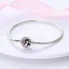 For women charms authentic 925 silver beads Star Moon Cat Basic Chain