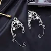 Backs Earrings 2pcs Ear Cuffs For Fairy Cuff Wrap Pearl Non Pierced Clip- On Elf Ears