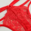 Europäische und amerikanische Spitzenunterwäsche Frauen fühlen verführerisch Tanga dünner Gürtel T-String Girls Low Taille T-Back