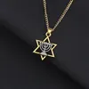 Religious Menorah And Star Of David Jewish Jewelry Magen Necklace Judaica Hebrew Israel Faith Lamp Hanukkah Pendant1167c