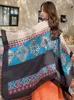 Szaliki moda zimowe kobiety vintage warstwy szalika i ponchos panie boho print chales femme capa para mujer paszmina płaszcz szal