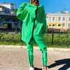 Women's Two Piece Pants Fashion Sport Outfit Back Zipper Windproof Breathable Women Tracksuit Daily Clothing