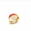 Modebrief designer ringen bague voor dames Ontwerp heren dames Feest bruiloft verloving luxe sieraden voor koppels minnaar gift297S