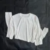 High Quality Knitted Shirts for Women with Long Sleeve Fashion Designer Luxury Tops Black White Brown Knits 25200