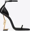 Designer shoes bag Paris Women Dress Shoes High Heels Womens Designer Genuine Leather Pumps Lady Sandals Wedding Black Golden Gold 10cm Heel