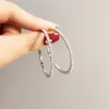 Hoop Huggie – boucles d'oreilles rondes en cristal brillant pour femmes, Style exagéré, à la mode, bijoux de luxe exquis, cadeaux 305h, 2021