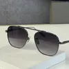 نظارة شمسية أزياء طيار Sunglasse Square Titanium DT Flight 009 Double Bridage للرجال النساء مع العلبة الأصلية