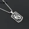 Pendentif Colliers Arrivée Punk Style 316L En Acier Inoxydable Hip Hop Collier Gant De Boxe Tablette Carrée Bijoux Pour Hommes CAGF0190281f