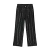 Мужские джинсы CHENXIAN Four Seasons Y2k в корейском стиле, свободные прямые, со средней и высокой талией, тай-дай, в вертикальную полоску
