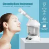 Facial Steamer 2 In 1 Hair Facial Steamer Air Humidifier Nano Mist Moisturizing for Facial Sauna Hydration Skin Care Home Salon Vaporizador 230928