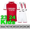 23/24 Gunners G.Jesus Havertz Soccer Jerseys 2023 Arsen Thomas Trossard Rice Tierney Smith Rowe Shirt Saliba Odegaard Saka Martinelli Football Kid Kit Uniforms