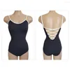 Traje de baño para mujer Sexy de una pieza Traje de baño Mujeres U Cuello Traje de baño Body Sling Backless Beach Negro / Rojo / Azul Monokini Femenino Acolchado 2023