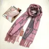 Womens Scarf Winter Spring Cashmere Scarf Fashion Men Women Designer Classic Letter Pattern Pashmina Shawl Scarves For Gift Box