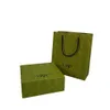 Brand New G Green Dress Sciarpa Scarpe Confezione regalo Profumo Rossetto Cintura Confezione Borsa AA2203222449