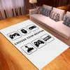 Carpets Game Console Symbols Cards Game Rug Teen Kawaii Living Room Bedroom Anime Carpet Children's Aesthetic Room Decor Furry Mat 230928