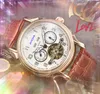 Popolare tourbillon meccanico da uomo orologio giorno data ora numeri digitali quadrante meccanico movimento automatico orologio Carica automatica Moda All the Crime Orologio da polso Regali