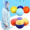 Raincoats Portable Keychain Disposable Poncho Unisex Compression Hangable Pocket Ball With Hook String Outdoor Cover Kids