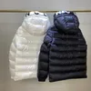 Najwyższej jakości designerka kurtka puffer mężczyźni kobiety z kapturem termiczny krótki zamek błyskawiczny moda moda na zewnątrz para moncled płaszcza odzież zewnętrzna darmowa wysyłka