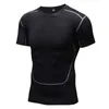 T-shirts voor heren Heren Pro Sneldrogend Workout Gymming Lange Top Tee Sportief Hardlopen Yoga Comprimeren Fitness Oefening T-shirts Kleding Shirt 1023