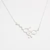 Pendant 10Pcs Gold Sier Simple Molecule Molecular Structure Hormone Element Necklace Science Dna Dopamine Necklaces Jhey9 Vxbzf178T