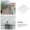 Mattor Transparent matta PVC Protector Mat Tea Tabell Grundvattentät dator Svivstol Skrivbord Praktiskt golv Anti-slidmatta