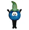 Halloween blueberry Mascot Costume Customization Cartoon Fruit Anime theme character Christmas Fancy Party Dress Carnival Unisex Adults Outfit