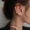 Boucles d'oreilles couleur argent flèche breloque boucle d'oreille pour femmes filles fête Punk mode bijoux Pendientes accessoires Eh050