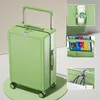 Suitcases Arrival Unisex Student Multifunctional Wide Pull Rod Luggage With Large Capacity Universal Wheel 20 Inch Boarding Suitcase