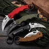 Fox Karambit 690 Knife 3655 Wspomagane na zewnątrz noża kieszanki kieszanki kieszonkowe EDC do wędrówki narzędzie do kempingu ręcznego narzędzie kempingowe 317