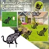 Decoratieve objecten Beeldjes Yard Art Cat Garden Inserts Acryl Holle Decoratie 230928