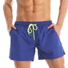 Shorts masculinos Mulheres Swim Trunk Cor Sólida Grande Esportes Casual Secagem Rápida Respirável Homens Beach Board