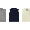 Tanks Camis the Lavlaurens's Small Label Horse Embroidery Sweater Basic Knit Shirt Vest Ti5l