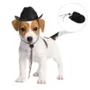 Vêtements pour chiens Chapeau Cowboy Chapeaux pour animaux de compagnie Mini Chat Chiens Costume Chiot Accessoires de fête Halloween Cosplay Western Cap Chats Porter Animaux Mignon Soleil