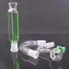 새로운 디자인 Sherlock Freezable Glycerin 코일 유리 오일 버너 파이프 Bong 4 in 1 두꺼운 Pyrex 흡연 워터 파이프 30mm 공유 오일 버너 파이프