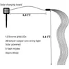 ガーデンデコレーション240 LEDソーラーライト屋外の防水束の散水は、パーティーの装飾用の駆動型パティオをライトパティオ