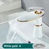 Kitchen Faucets Waterfall Faucet Toilet Bathroom Sink Cold Water Washbasin Above Counter Basin Copper Single Hole