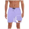 Short Homme Grande Taille Board Tasron Séchage Rapide Etanche Couleur Unie Droite Plage Speedos Confortable Décontracté