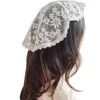 Scalves Mini Wedding Veil for Hen Party Bride Head Scarf Dxaa