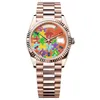 Herrklockor Högkvalitativ designerpussel Dial Watches 2813 Dagsdatum Automatisk mekanisk 41mm rostfritt stål Vattentät 36mm Womens Classic Movement Wristwatch