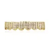 Hip Hop Jewelry Mens Diamond Grillz Teath New Fashion Charms Gold Plated Out Out Grills Fashion Men