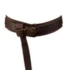 Cinture Y166 Moda Adolescenti Cintura con fibbia ad ardiglione Decorazione ampia per camicie eleganti