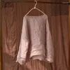 Women's Blouses Spring/Summer Ethnic O-Neck Plush Pullover Shirt Light Thin High Split Loose Ramie Casual Blouse Women Tops Camisa Cuello