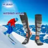 Meias esportivas 1 par merino lã térmica meias homens mulheres inverno longo quente compressão meias para esqui caminhadas snowboard escalada esportes meias 230928