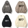 Pull Mode Sweat-shirts pour hommes Survêtements Ess 1977 Essentialhoodies Pull Hommes Femmes Sweats À Capuche À Capuche Sport Rue Lâche Sweat Veste FKOR