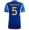 22 23 Jerseys de football Japon Jerseys Cartoon Isagi Atom Tsubasa Minamino Asano Doan Kubo Ito Femmes Kit Enfants Uniforme spécial japonais 2023 Chemise de football