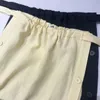 Toteme Vanilla Side Button Drawstring Mid length Half Skirt Commuter Casual Half Skirt