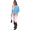Женские куртки CINESSD 2023, осенне-зимняя короткая цветная строчка, двухслойная бейсбольная форма с длинными рукавами и резьбой, облегающее пальто