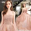 Ethnische Kleidung Französisch Tube Top Applikation Rücken Bandage Chiffon A-Linie Abendkleider Frauen Formale Partykleid Vestidos